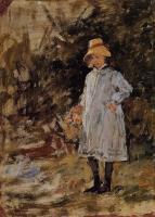 Boudin, Eugene - Portrait of a Little Girl